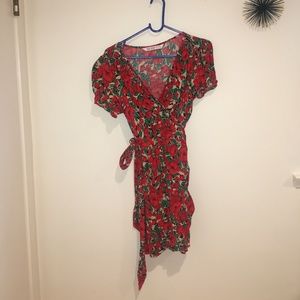 Zara - Wrap Around Dress with Tie